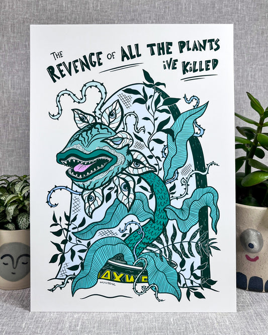 REVENGE OF THE HOUSEPLANTS PRINT