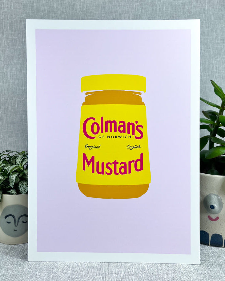 COLMANS MUSTARD PRINT