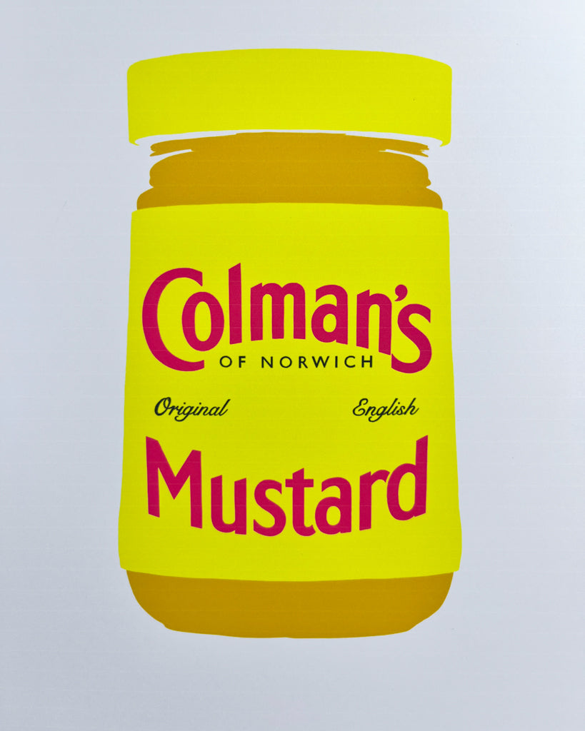COLMANS MUSTARD PRINT
