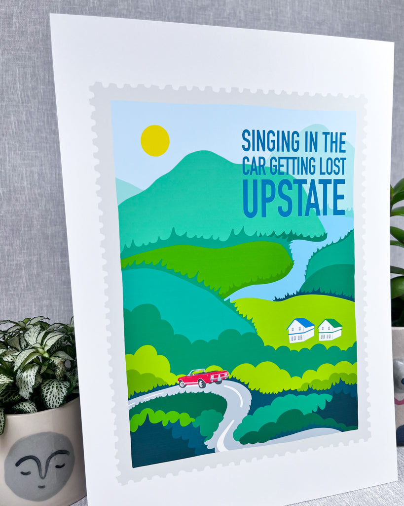 LOST UPSTATE PRINT