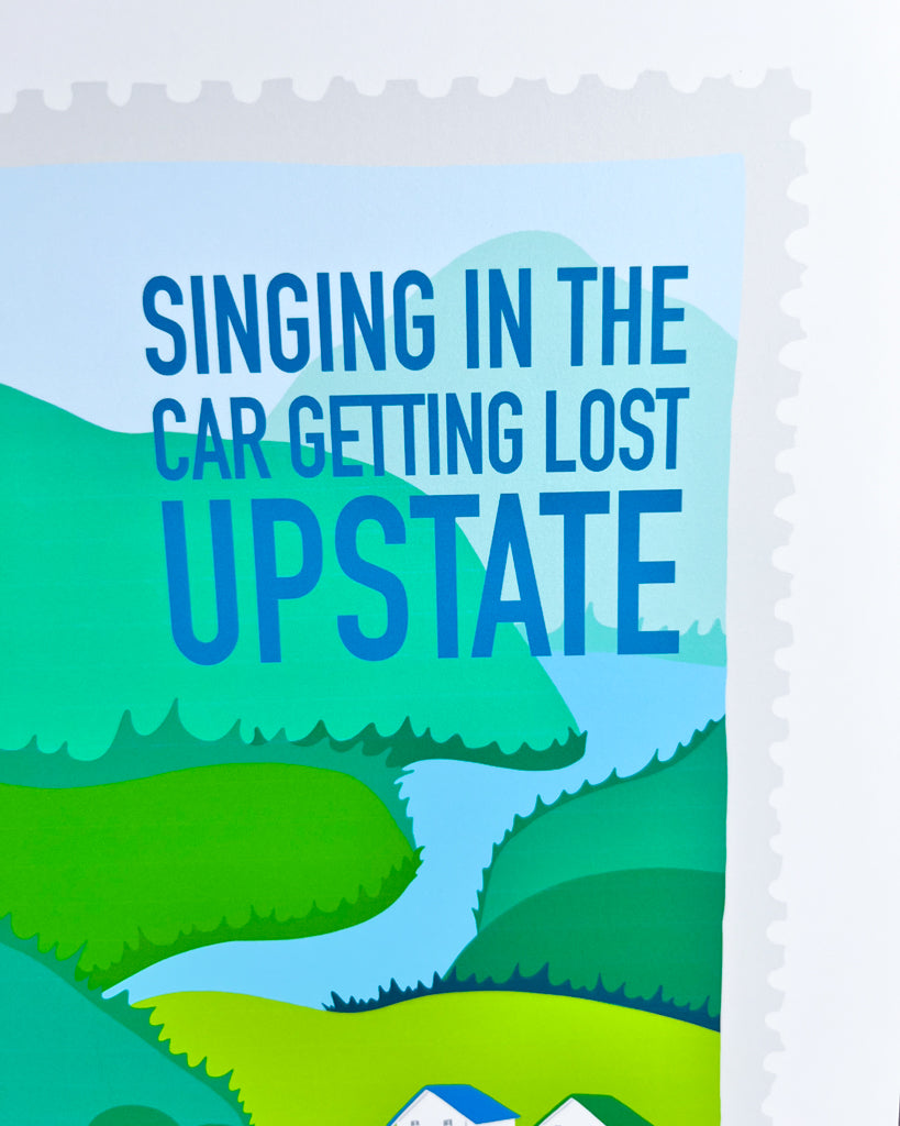 LOST UPSTATE PRINT