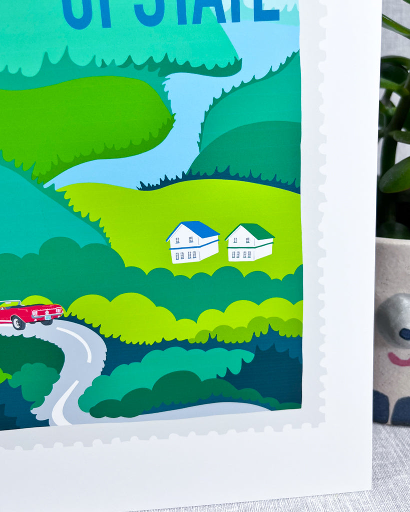 LOST UPSTATE PRINT