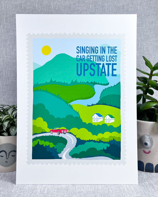 LOST UPSTATE PRINT