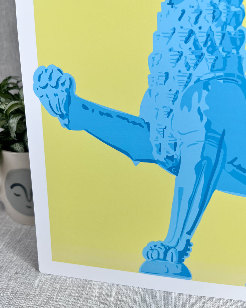 NORWICH LION PRINT