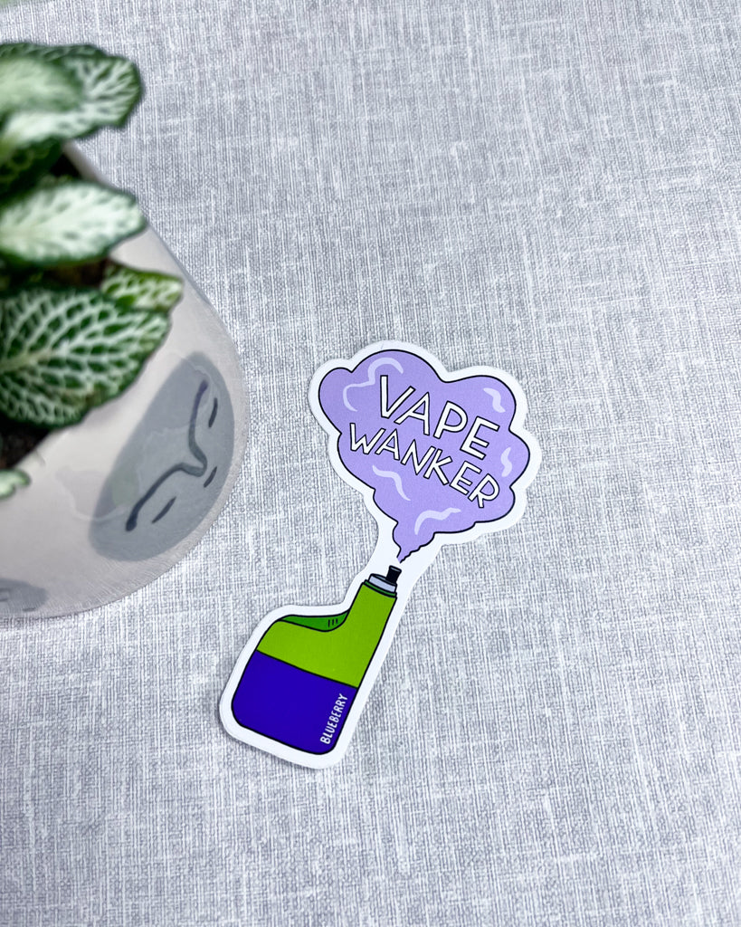 VAPE WANKER VINYL STICKER