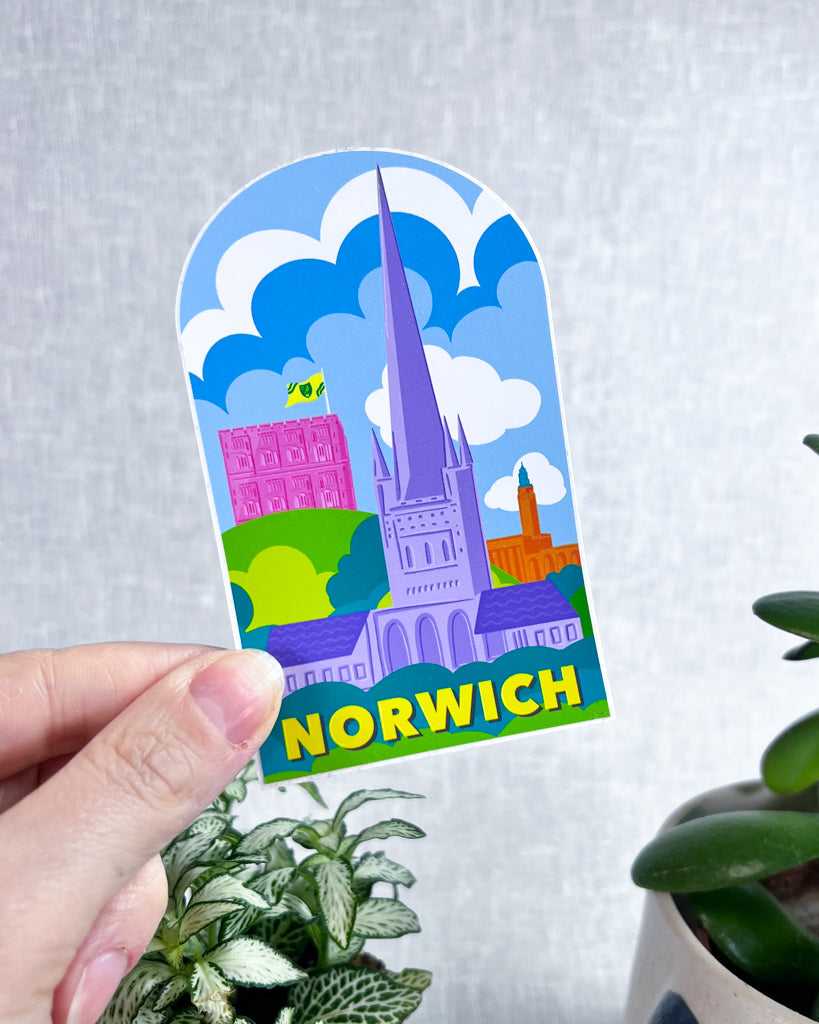 NORWICH VINYL STICKER