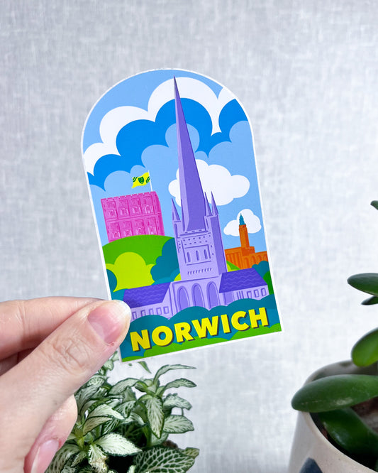 NORWICH VINYL STICKER