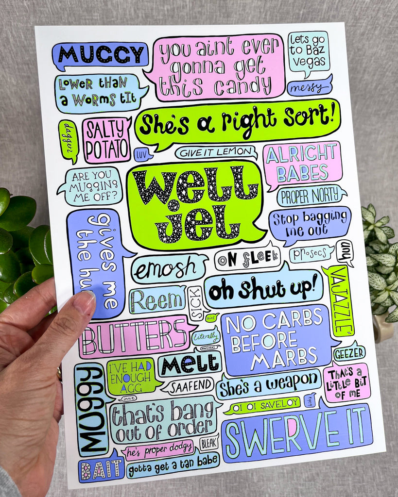 ESSEX SAYINGS PRINT