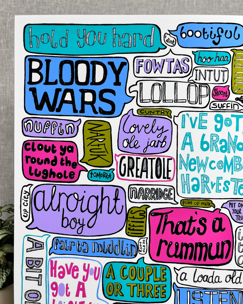 NORFOLK SAYINGS PRINT