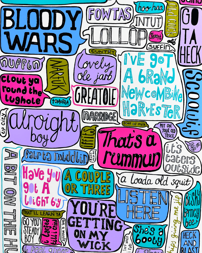 NORFOLK SAYINGS PRINT