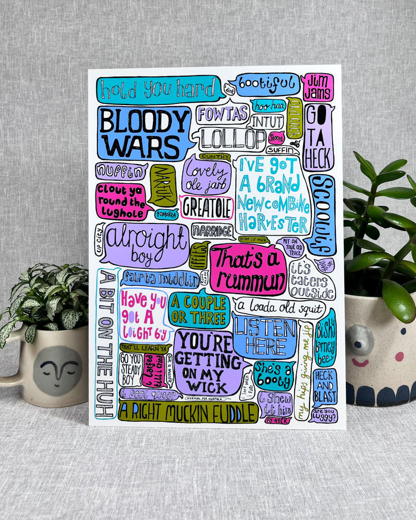 NORFOLK SAYINGS PRINT