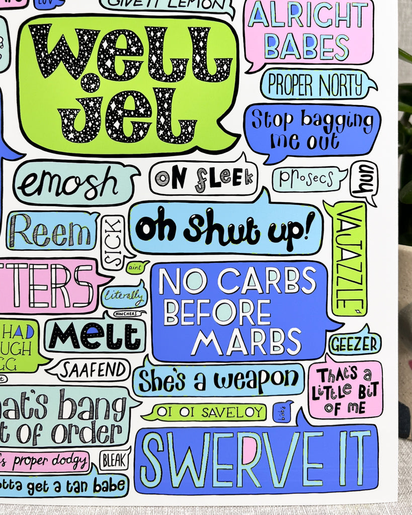 ESSEX SAYINGS PRINT