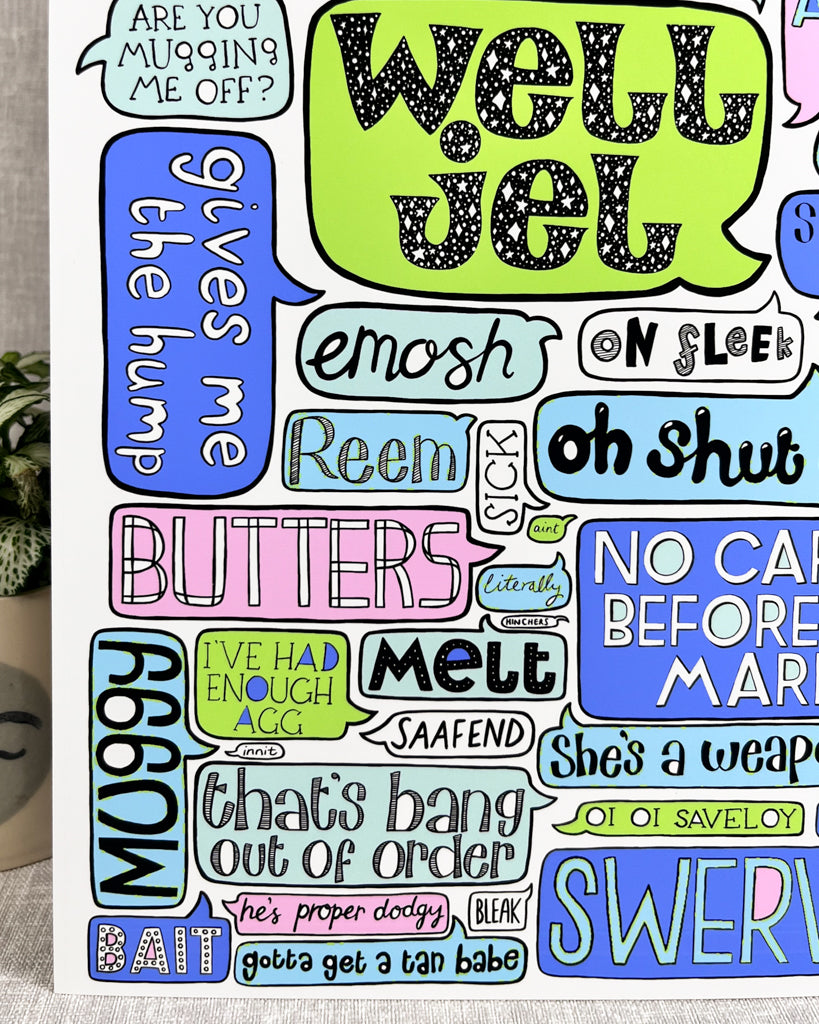 ESSEX SAYINGS PRINT
