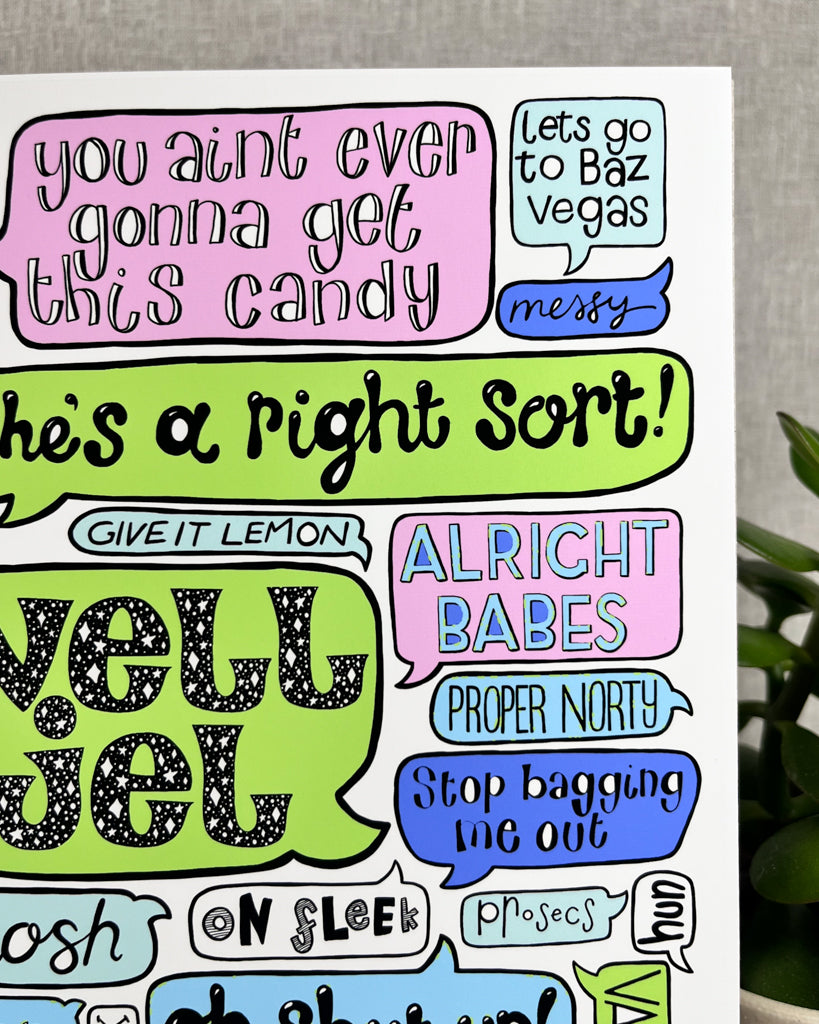 ESSEX SAYINGS PRINT