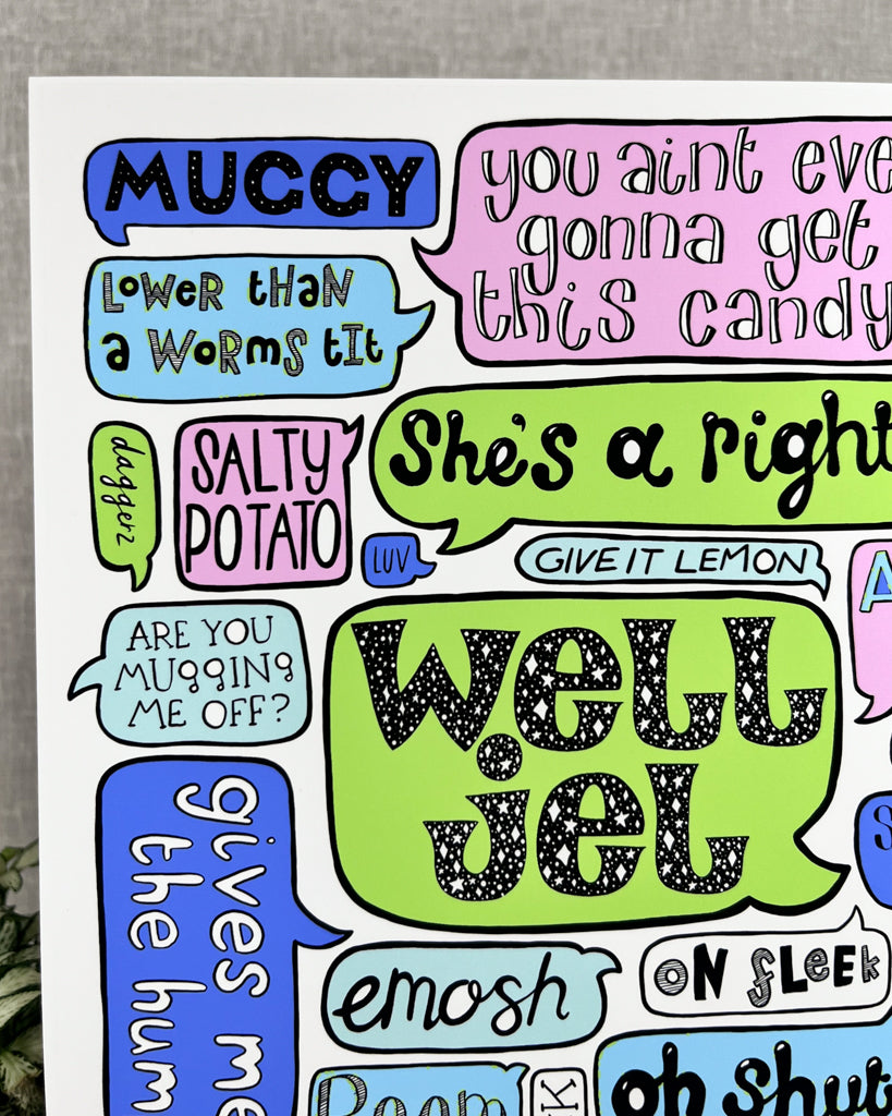 ESSEX SAYINGS PRINT