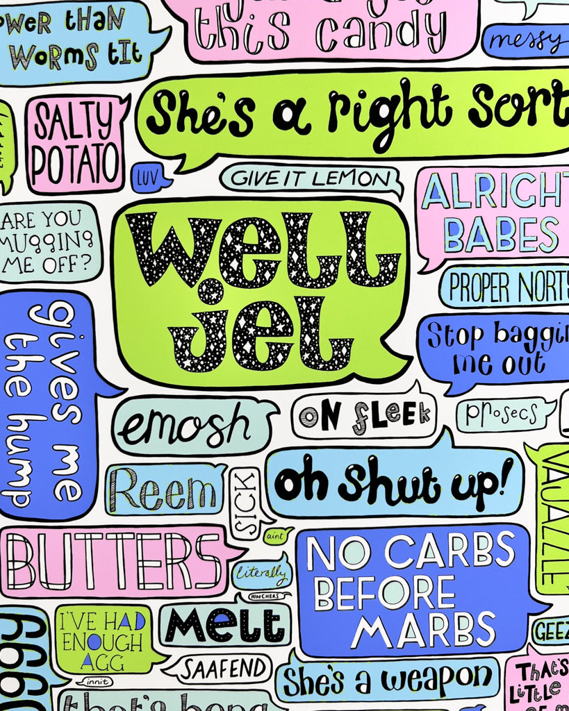ESSEX SAYINGS PRINT