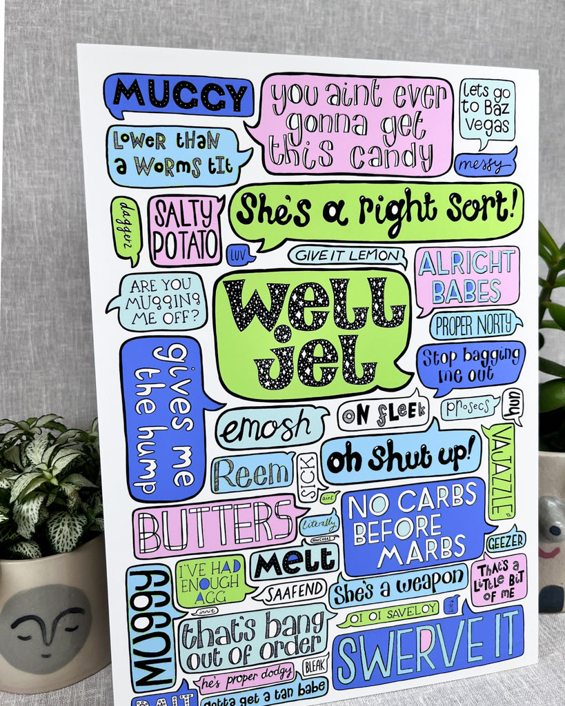 ESSEX SAYINGS PRINT