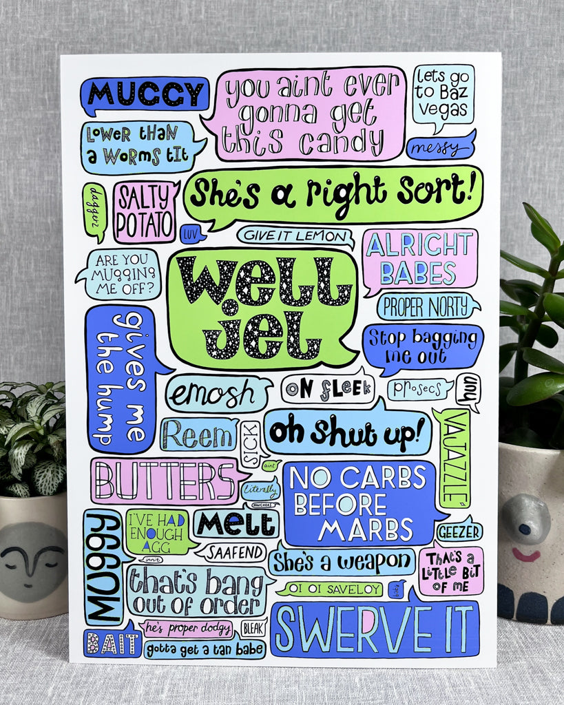 ESSEX SAYINGS PRINT