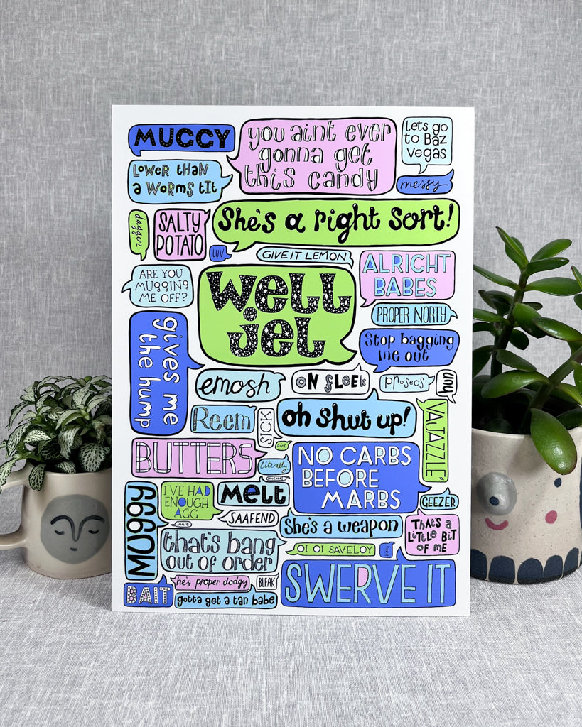 ESSEX SAYINGS PRINT