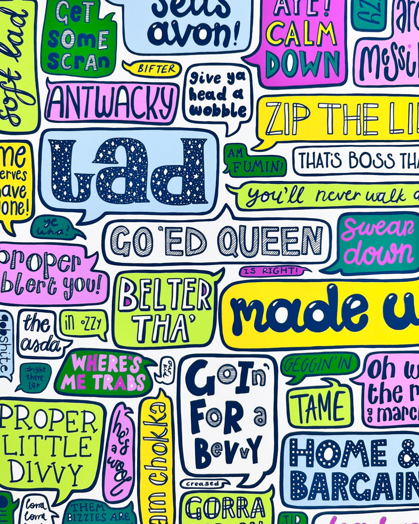 LIVERPOOL SAYINGS PRINT
