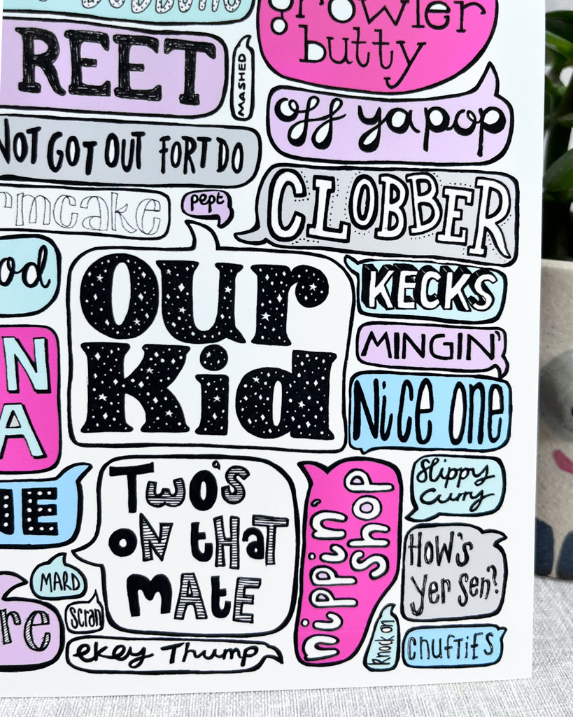 MANCHESTER SAYINGS PRINT