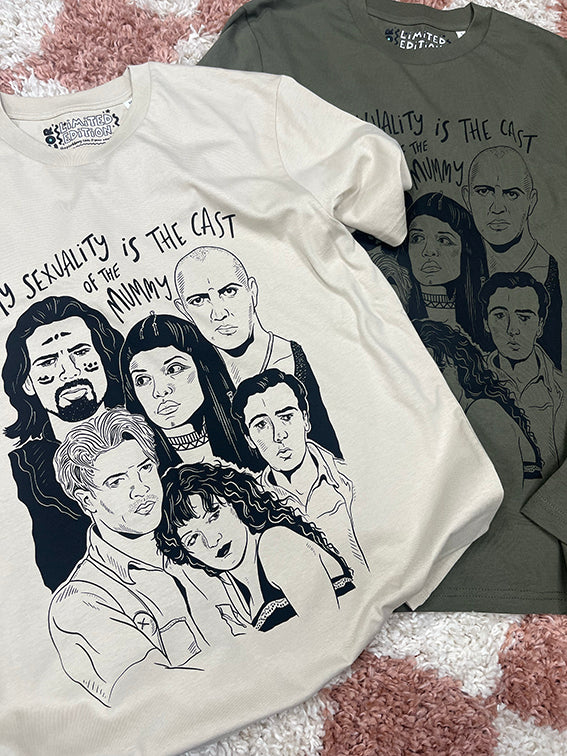 THE CAST OF THE MUMMY T-SHIRT *VAULT REOPENS*