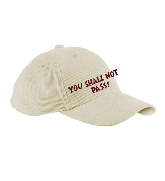 YOU SHALL NOT PASS! CORD CAP