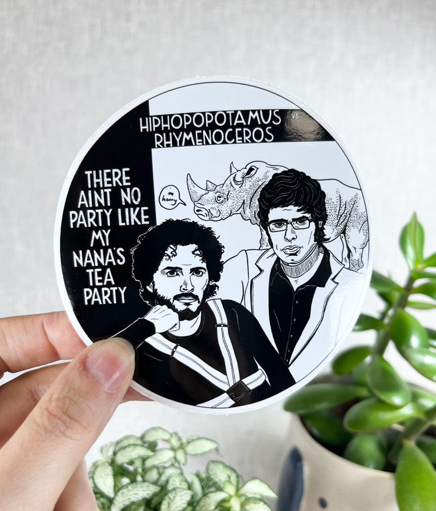 HIPHOPOPOTAMUS VINYL STICKER