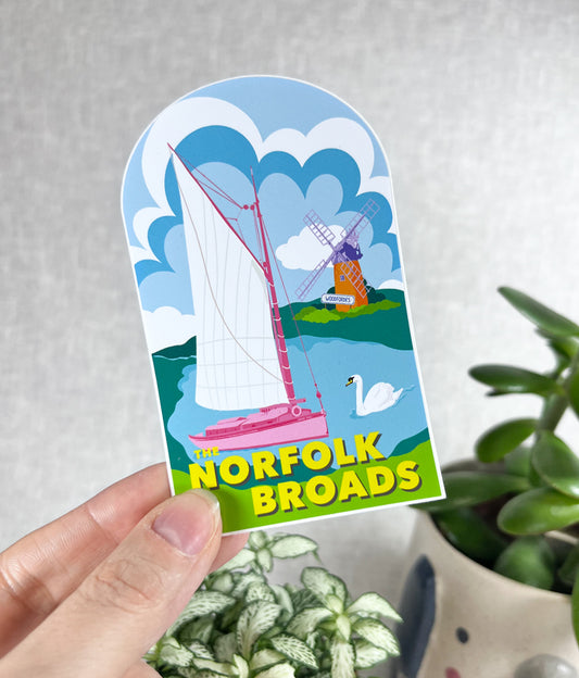 NORFOLK BROADS VINYL STICKER