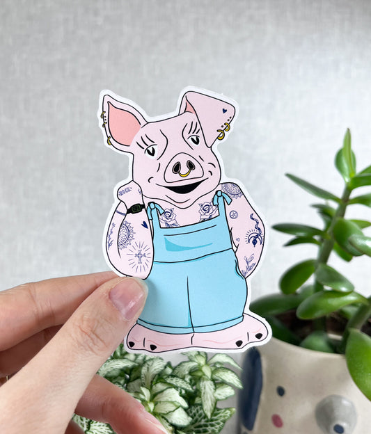 NATWEST PIG HIPSTER STICKER