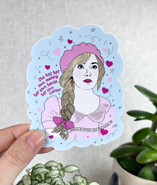 BARBIE VINYL STICKER