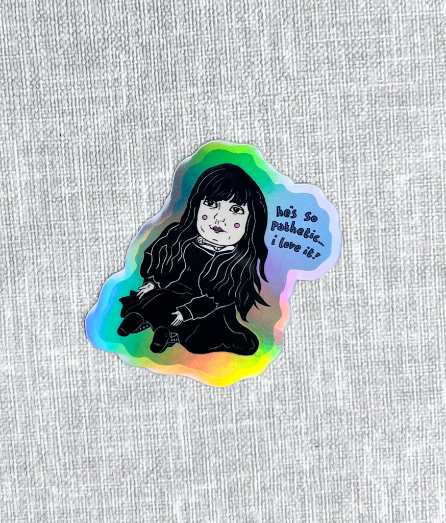 NADJA DOLL HOLOGRAPHIC VINYL STICKER