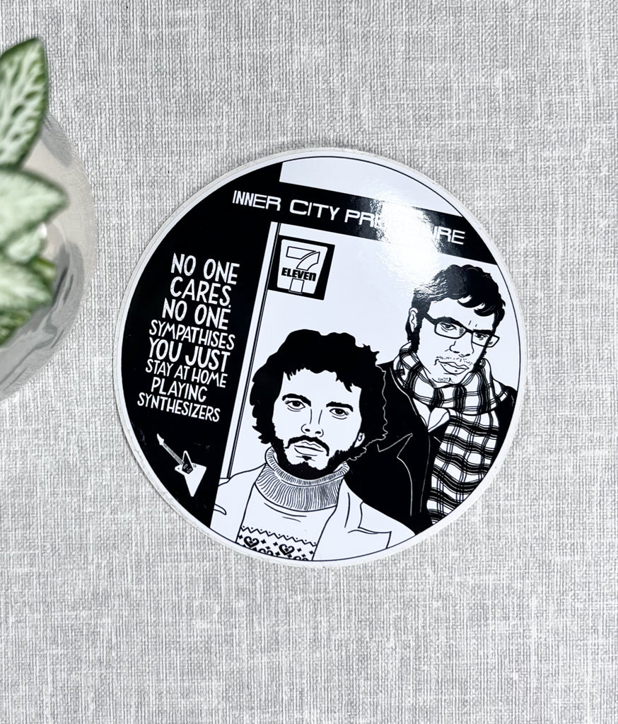 INNER CITY PRESSURE VINYL STICKER