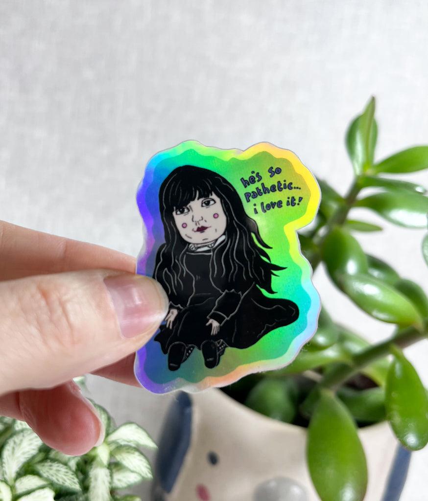 NADJA DOLL HOLOGRAPHIC VINYL STICKER