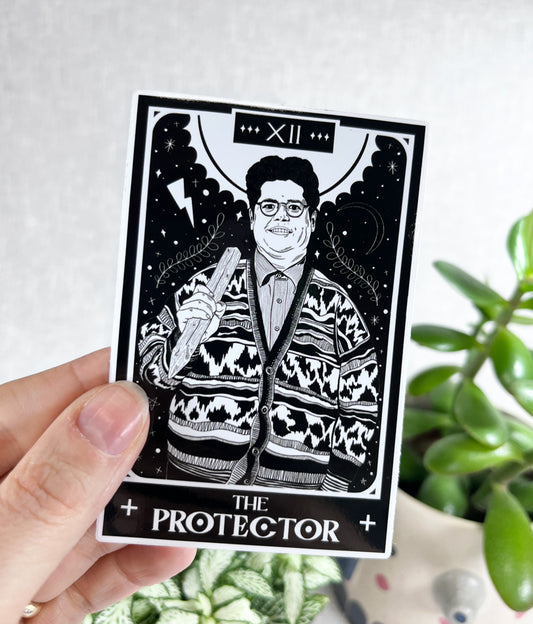 THE PROTECTOR WWDITS TAROT VINYL STICKER I