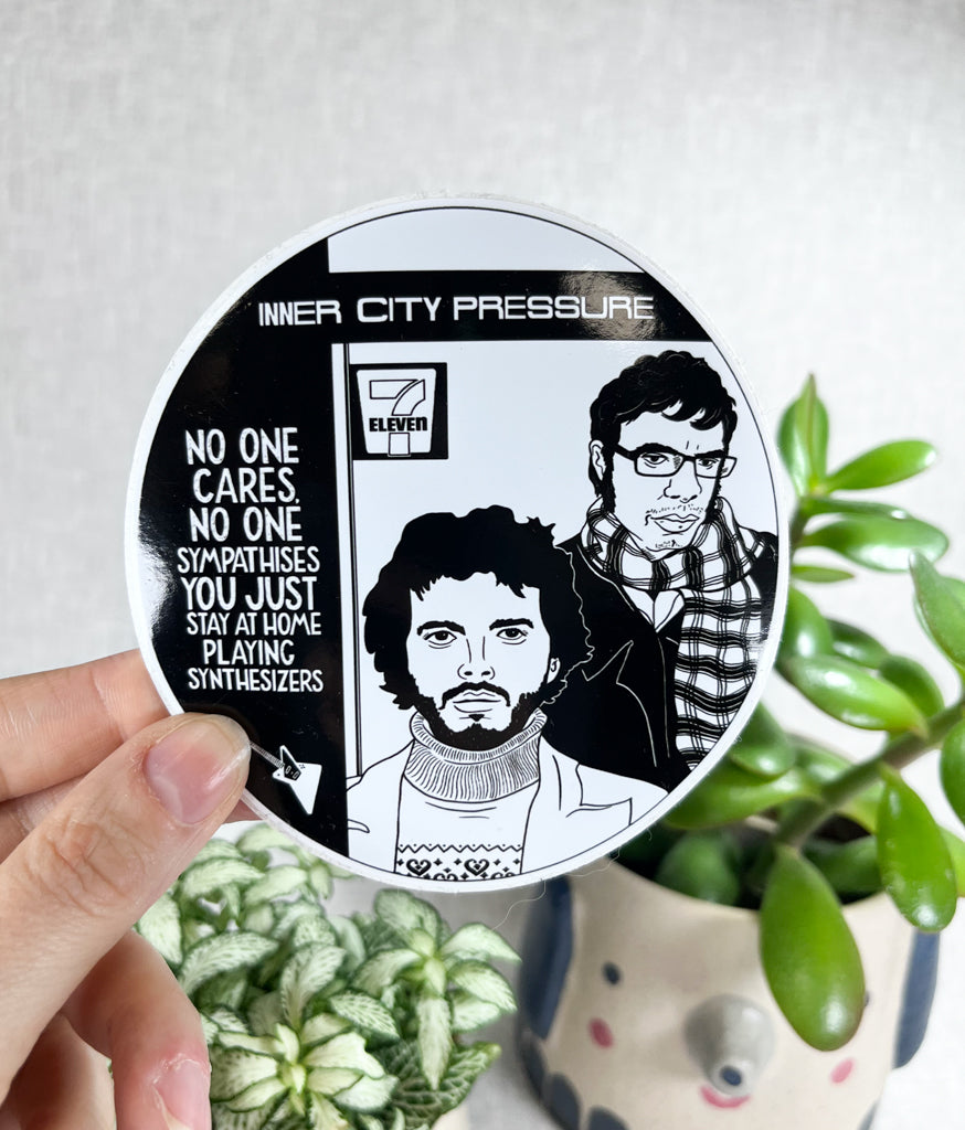 INNER CITY PRESSURE VINYL STICKER