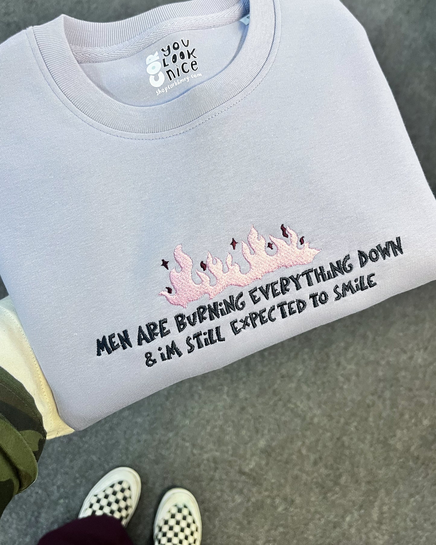 STILL EXPECTED TO SMILE SWEATER