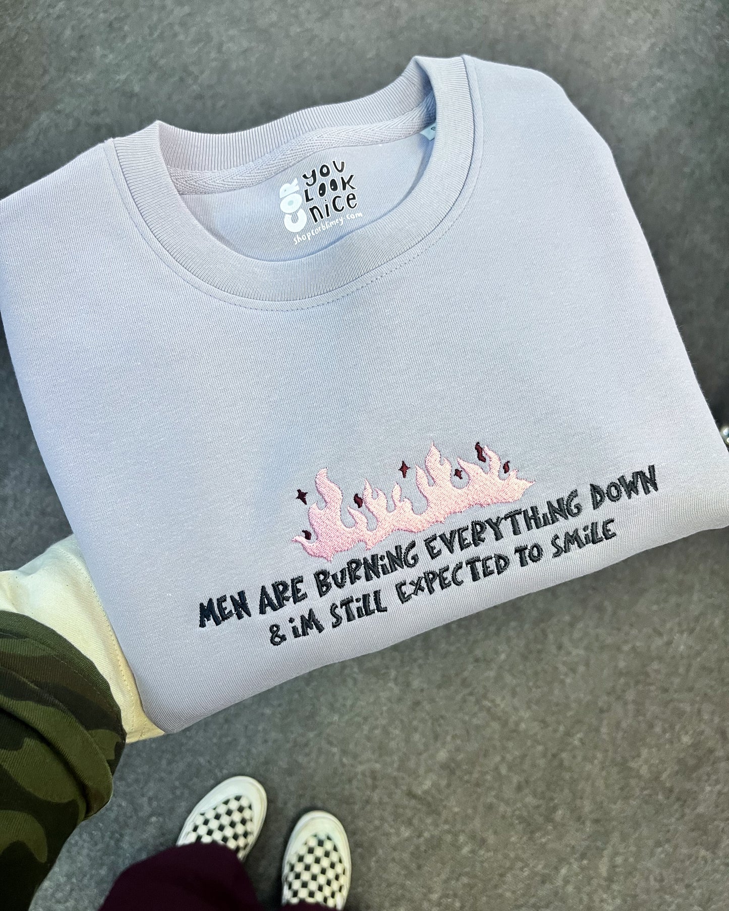 STILL EXPECTED TO SMILE SWEATER