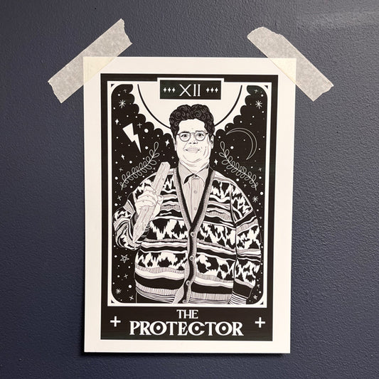 THE PROTECTOR WWDITS TAROT PRINT