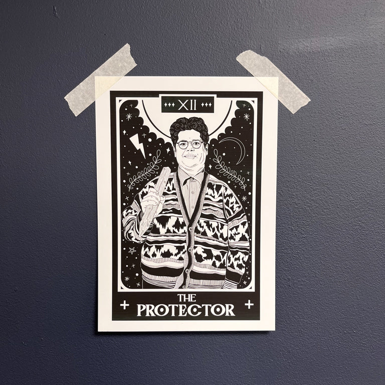 THE PROTECTOR WWDITS TAROT PRINT