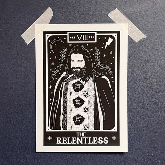 THE RELENTLESS WWDITS TAROT PRINT