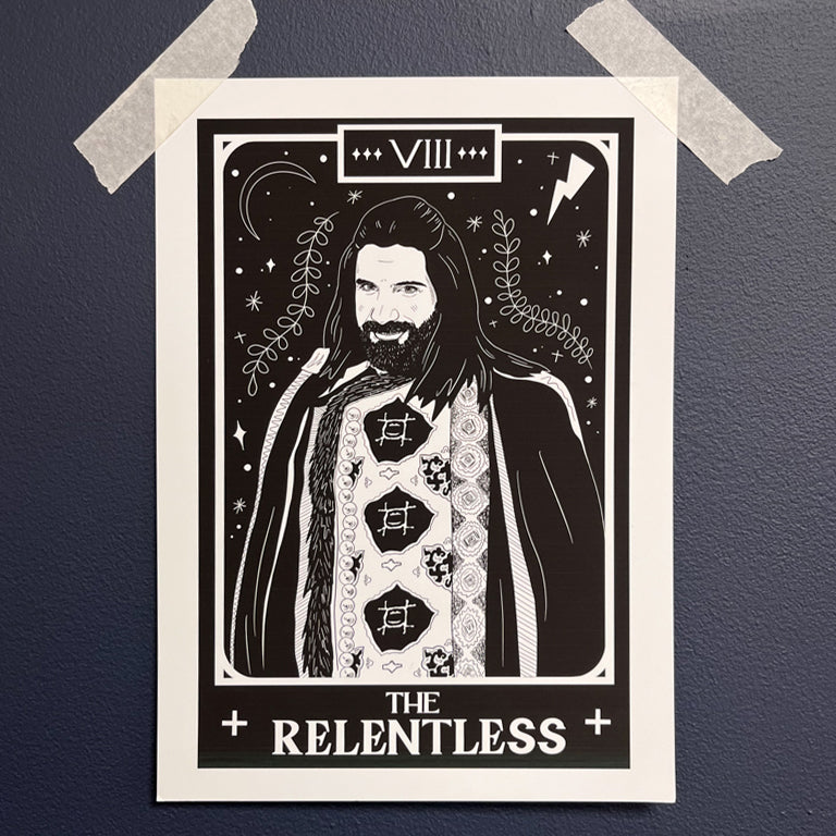 THE RELENTLESS WWDITS TAROT PRINT
