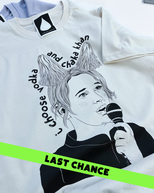 VODKA AND CHAKA KHAN T-SHIRT *NO FOIL*