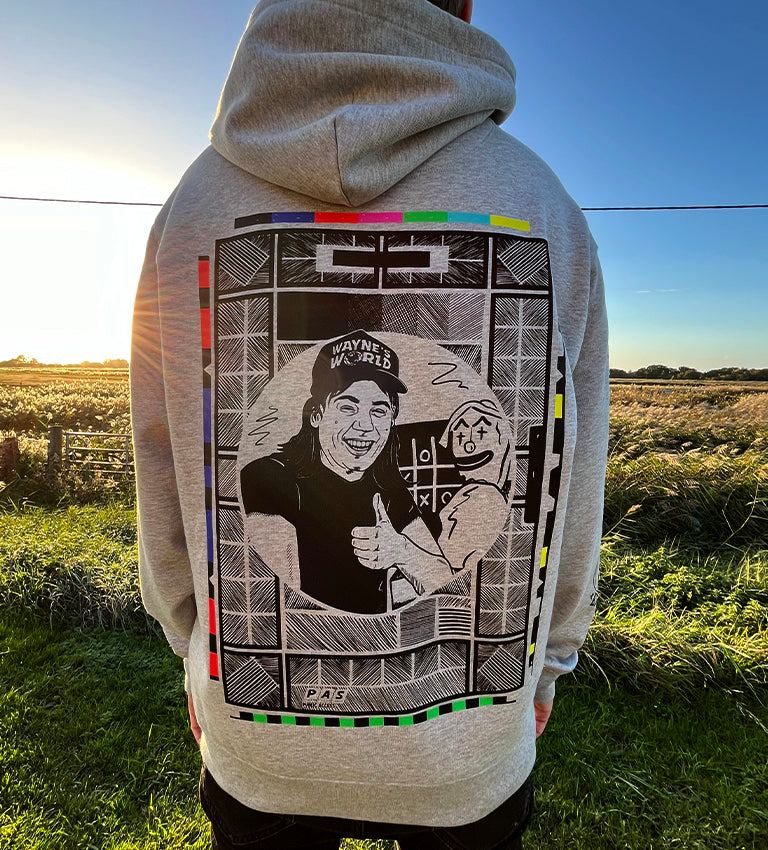 TEST CARD WAYNE HOODY *LIMITED EDITION*