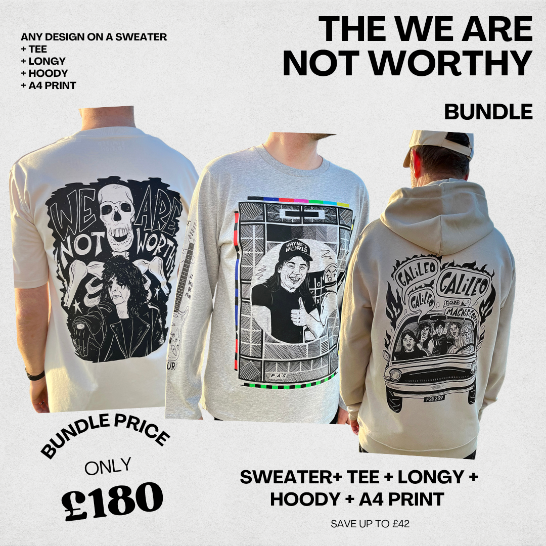WE ARE NOT WORTHY BUNDLE *2 AVAIL*