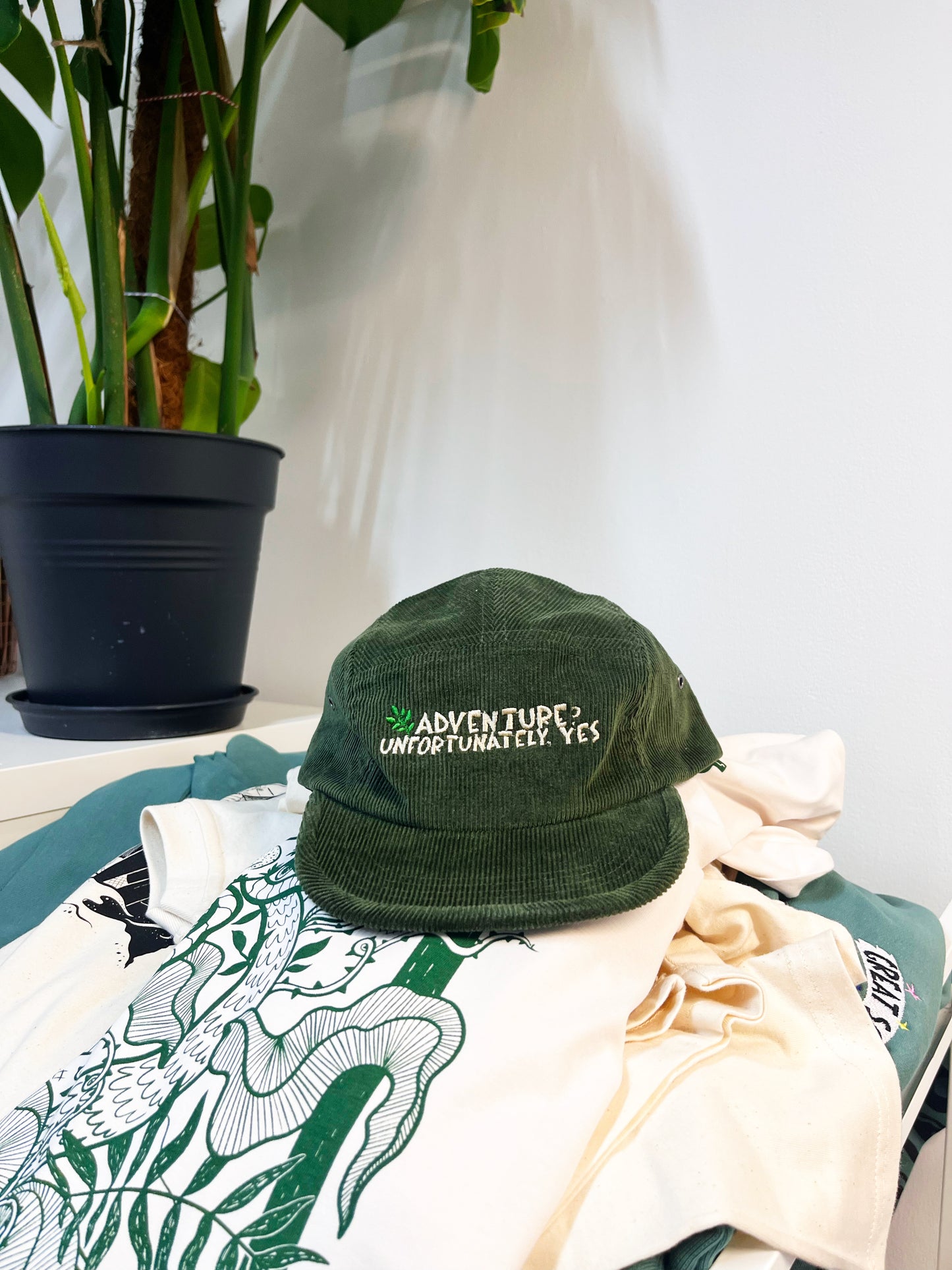 ADVENTURE? UNFORTUNATELY YES CORD CAMPER CAP