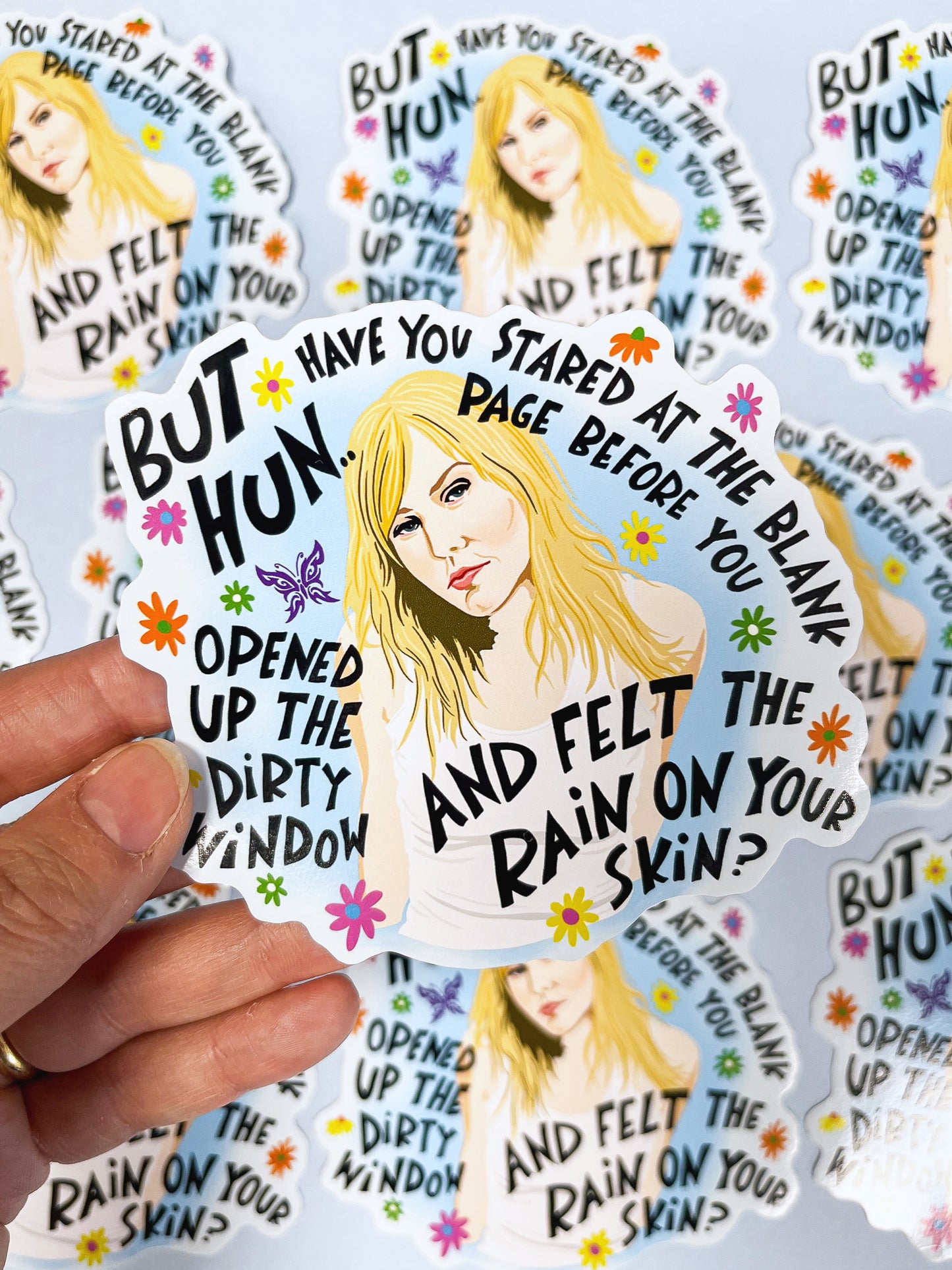 NATASHA UNWRITTEN VINYL STICKER