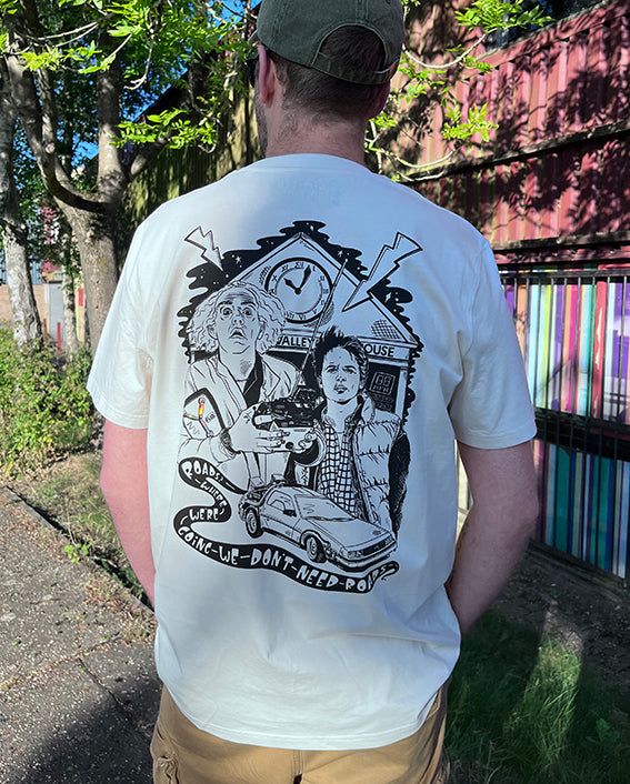 BACK TO SOMEWHERE T-SHIRT - MINOR FAULT *SECONDS (ref: 88,89,90)