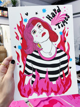 Afbeelding in Gallery-weergave laden, PARAMORE HARD TIMES PRINT