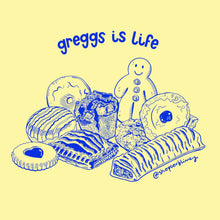 将图片加载到图库查看器，GREGGS IS LIFE T-SHIRT
